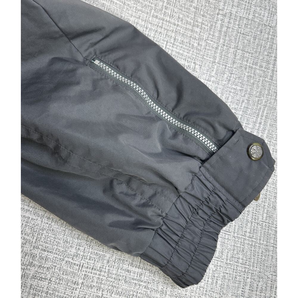 Obermeyer Ski Suit Womens 10 Vintage Insulated One Piece Embroidered Gray 90’s - Picture 3 of 12